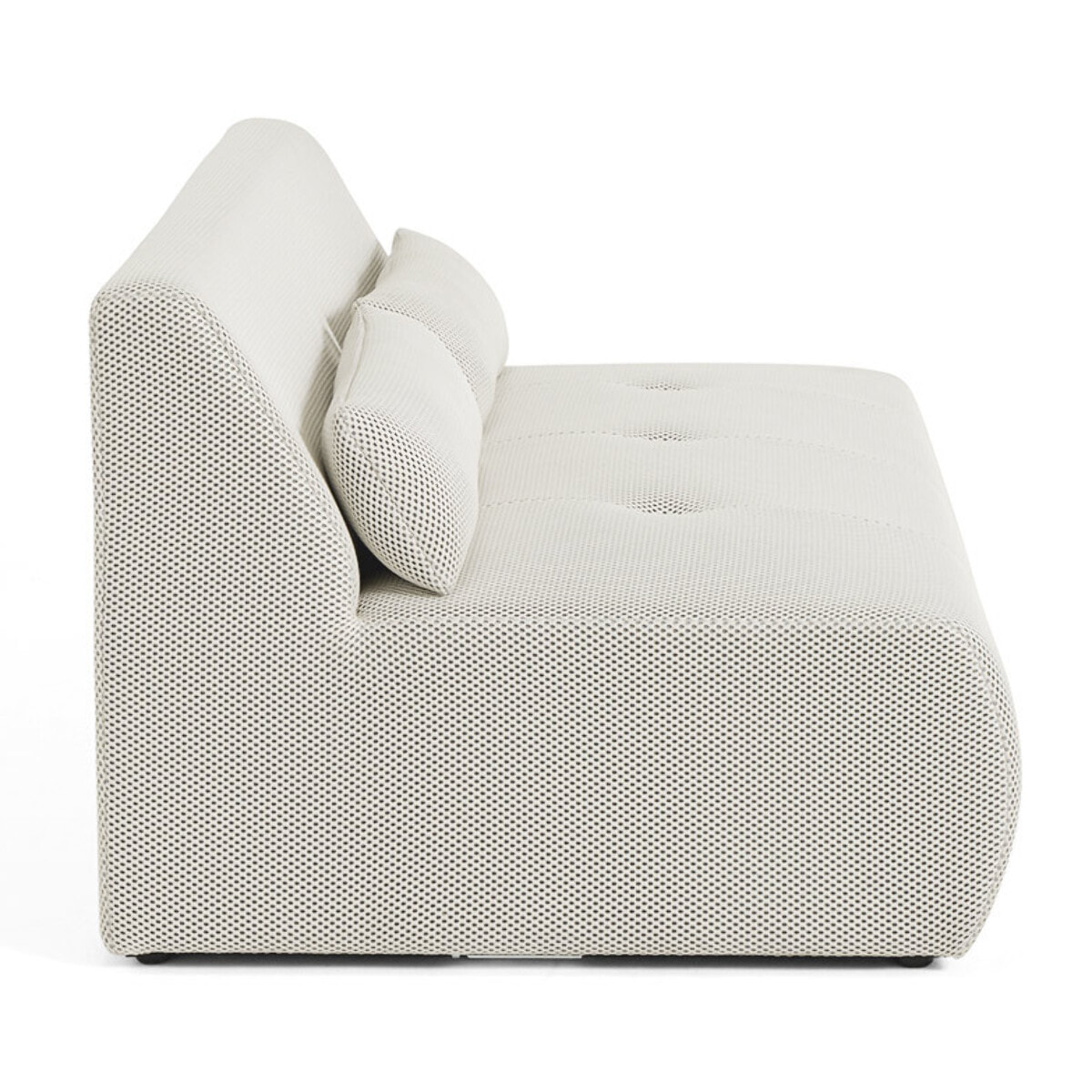 Onyx - canapé droit 2 places - en tissu mailles 3D - Beige