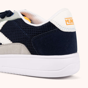 Zapatilla Infantil Urbana en Azul Marino y Gris con Rejilla Transpirable - MUNICH LEGIT KID 27