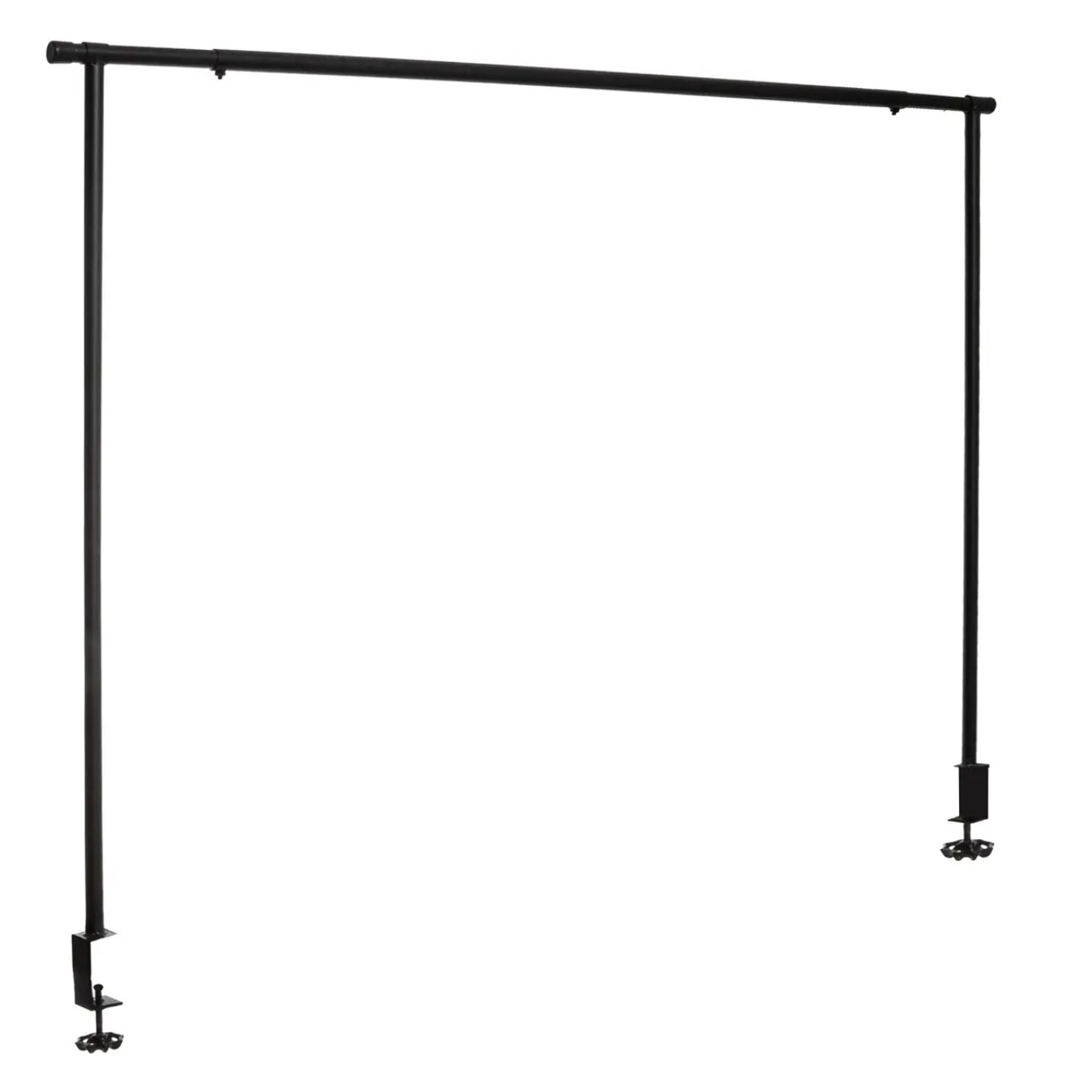 Barre décorative de table - métal - noir - L200 cm