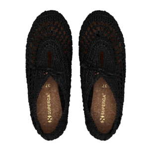 Superga - Ballerine Donna Nero - 3021 CROCHET BALLERINA