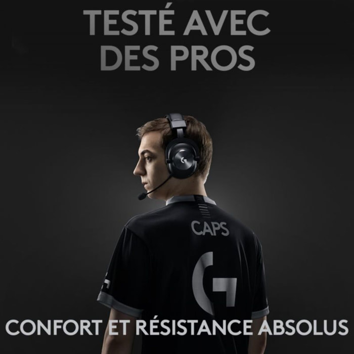 Casque gamer LOGITECH G PRO X WIRELESS Lighspeed
