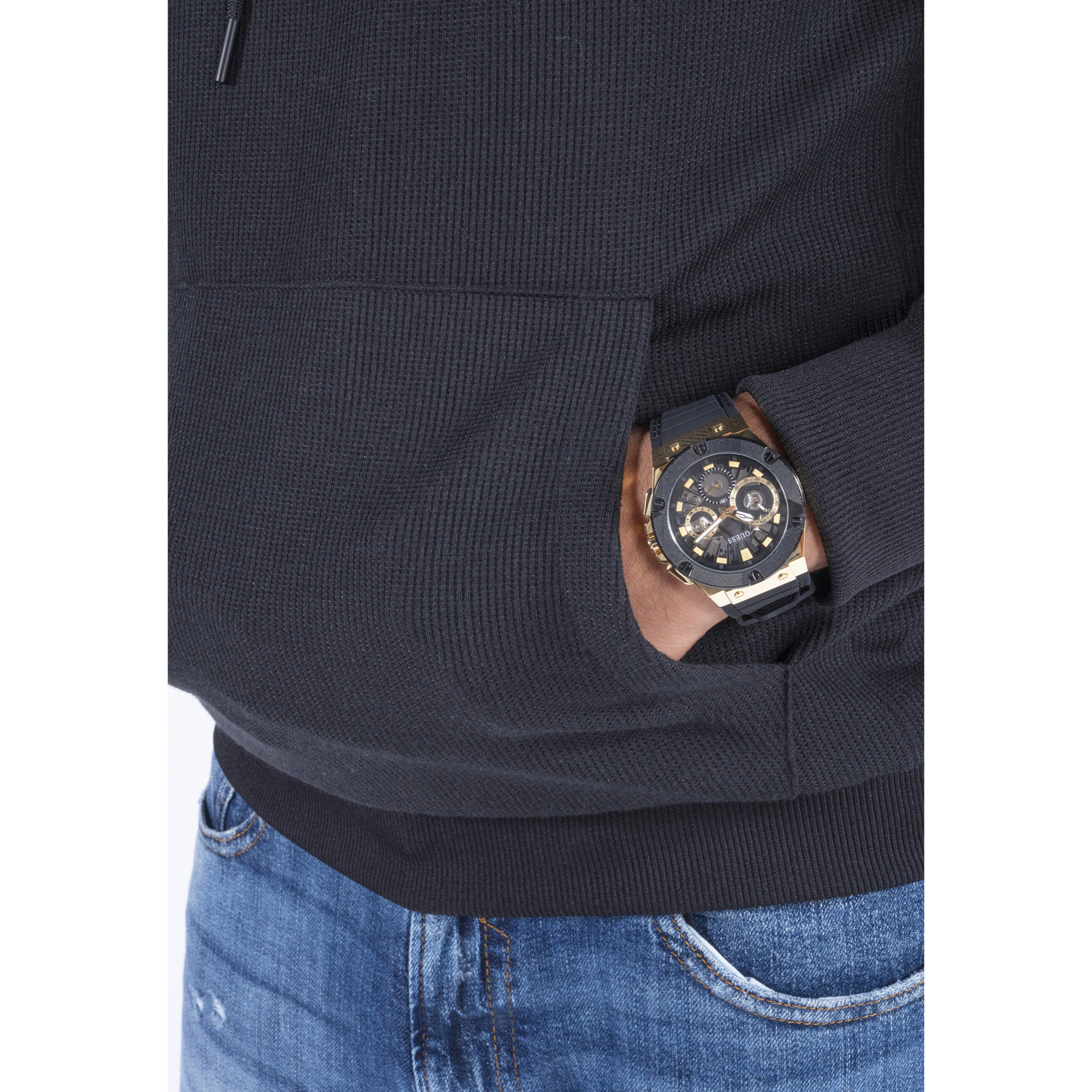 Guess Orologio Analogico Al Quarzo Circuit