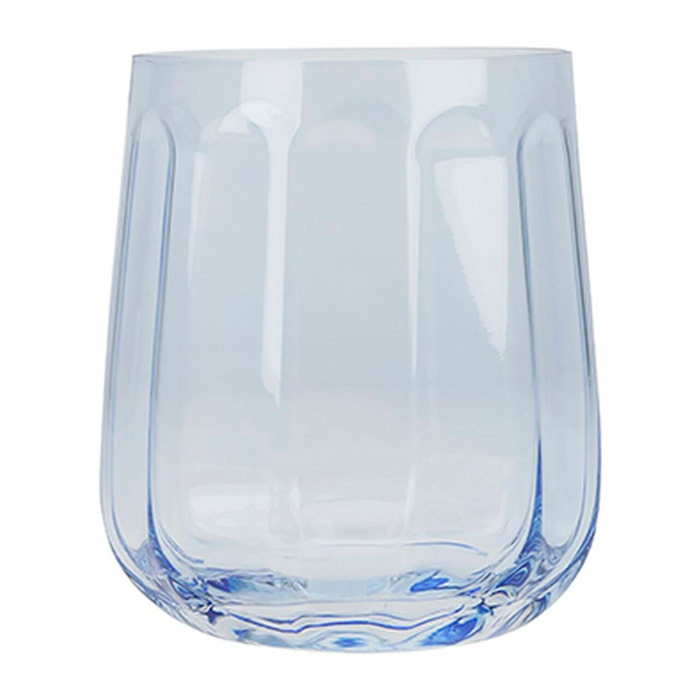 Lot de 4 gobelets en verre 52,5cl bleus RIVIERA