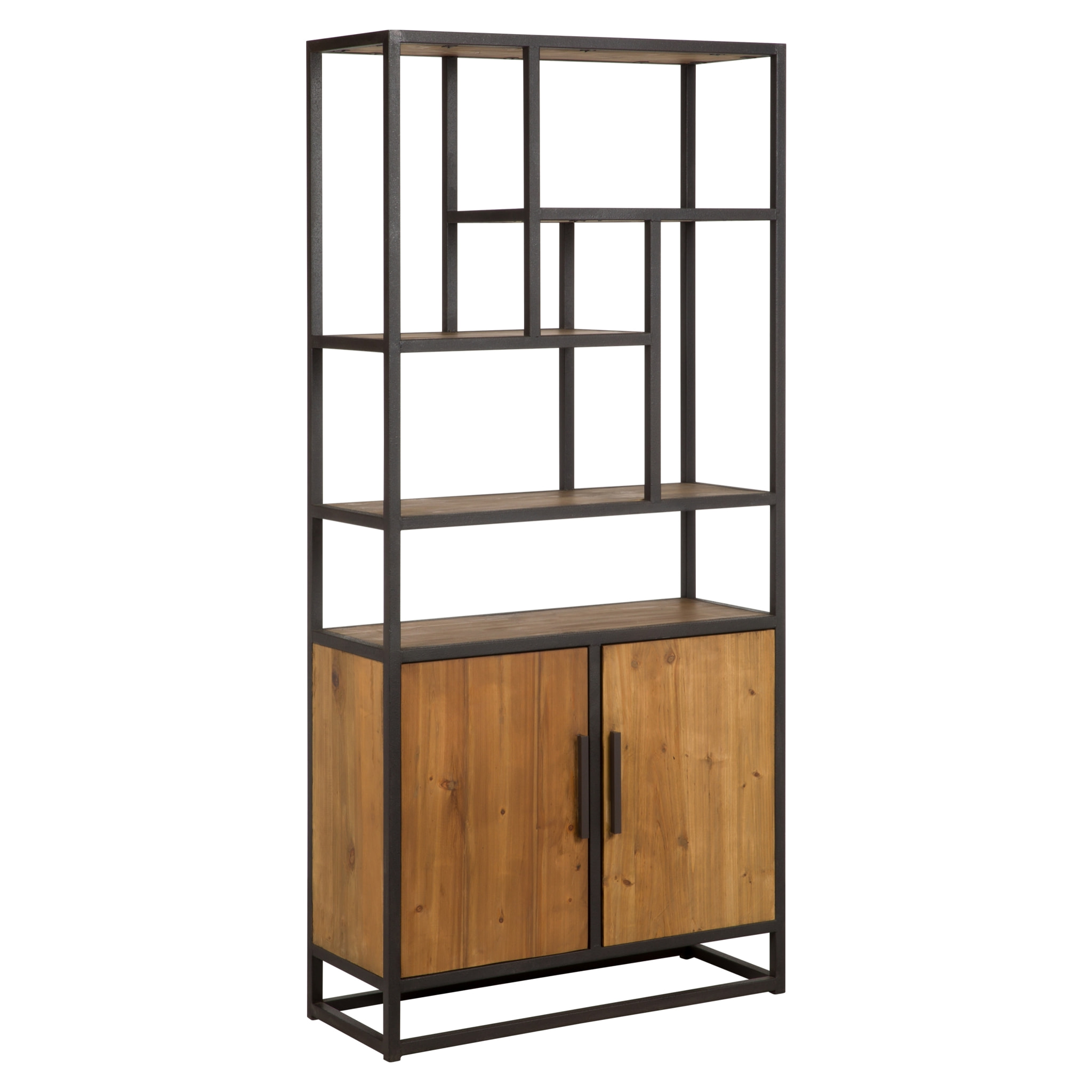 Etagère en bois de cèdre recyclé et métal - Raffi