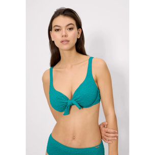 Top bikini contenitivo Blu
