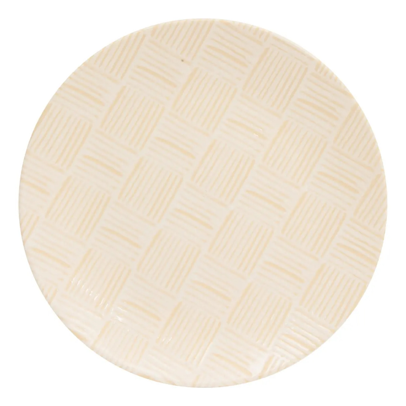 Assiette plate Laetitia D26cm creme