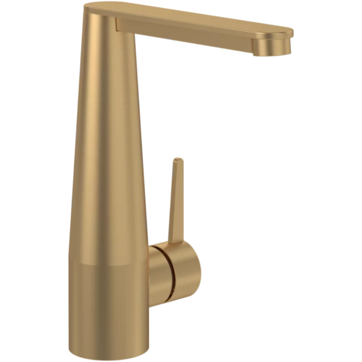 Mitigeur lavabo Conum ouverture côté avec vidage Push Open Brushed Gold