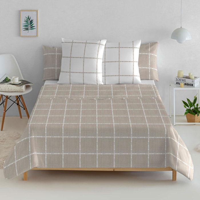 Sábana encimera 100% algodón LEVIATAN - Disponible en varios tamaños -