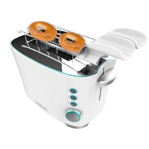 Cecotec Tostadora vertical Toast&Taste Double W 650W Doble Ranura ancha para 2 T