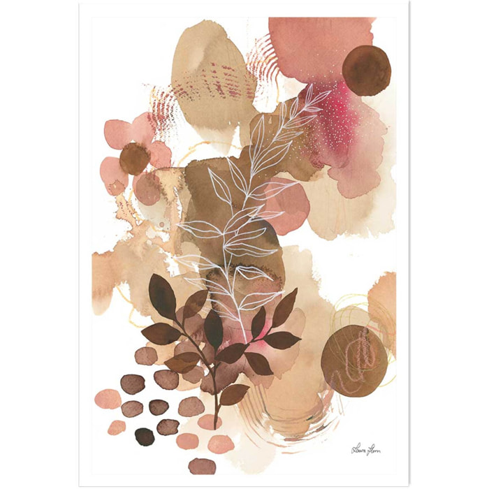 Affiche Bonheur floral Affiche seule