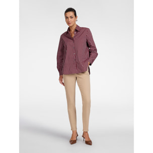 Elena Mirò - Pantalones slim en drill mezcla de algodón - Beige