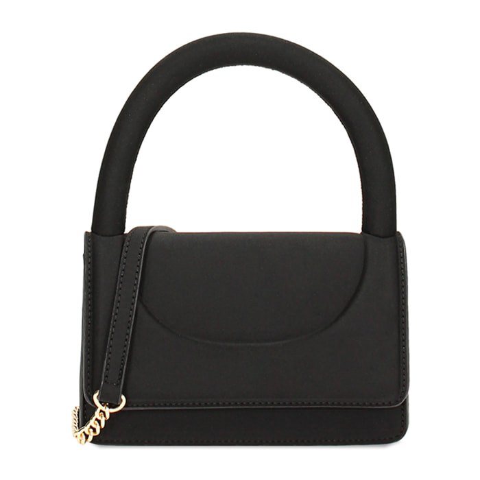 Minibag nera in tessuto