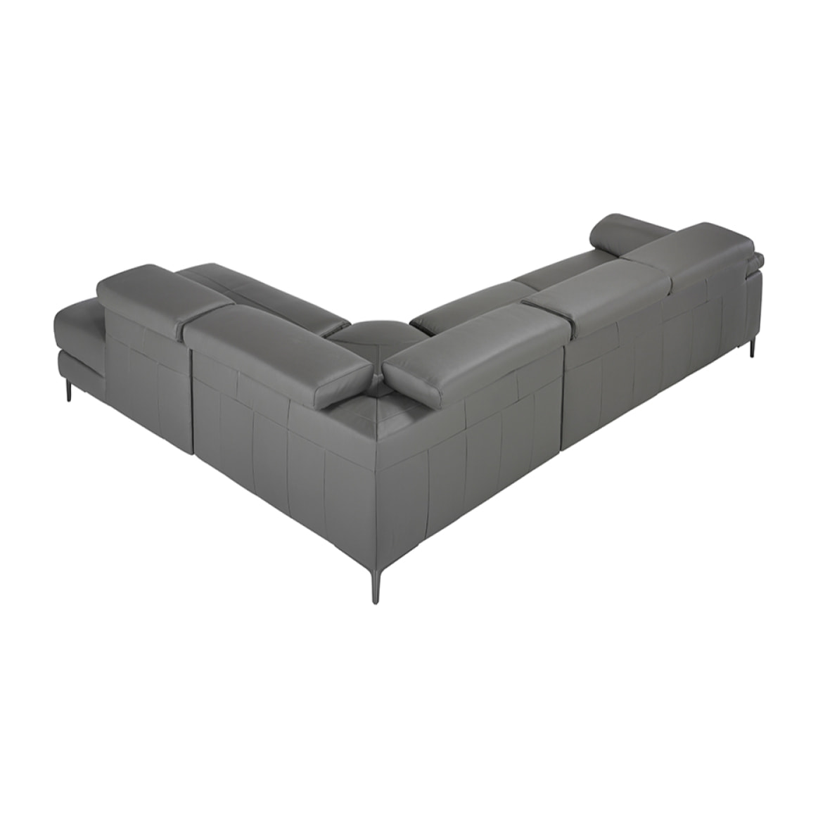 Sofá Angel Cerda de piel de vacuno 295x232x97cm