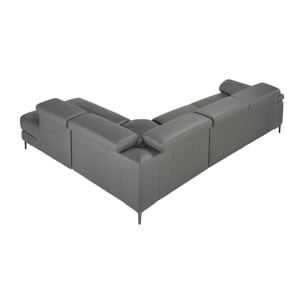 Sofá Angel Cerda de piel de vacuno 295x232x97cm