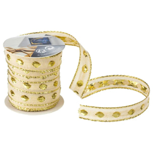 Ruban tissé 10mm l.3 m polyester