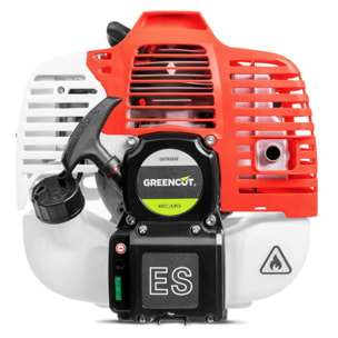 Desbrozadora de gasolina motor de 2 tiempos de 65cc y 4.9cv - Greencut GGT650XE-2