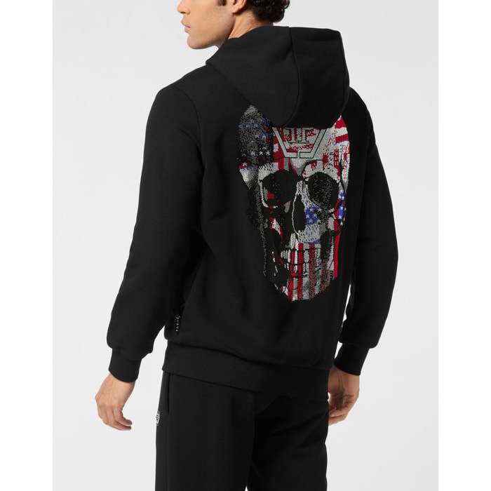 PHILIPP PLEIN Hoodie Sweatjacket SKULL
