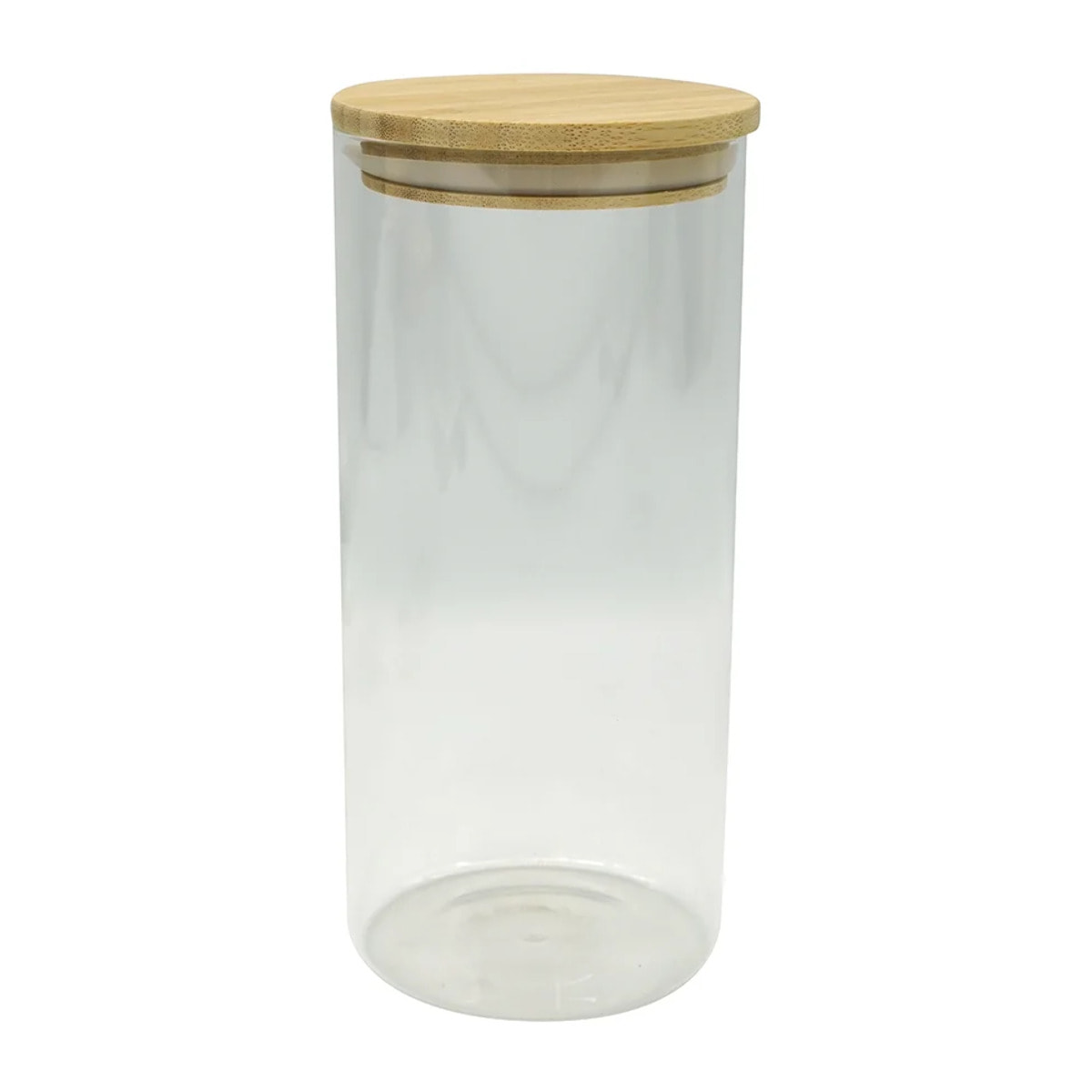 Boite de conservation en verre avec couvercle en Bambou Fackelmann Nature