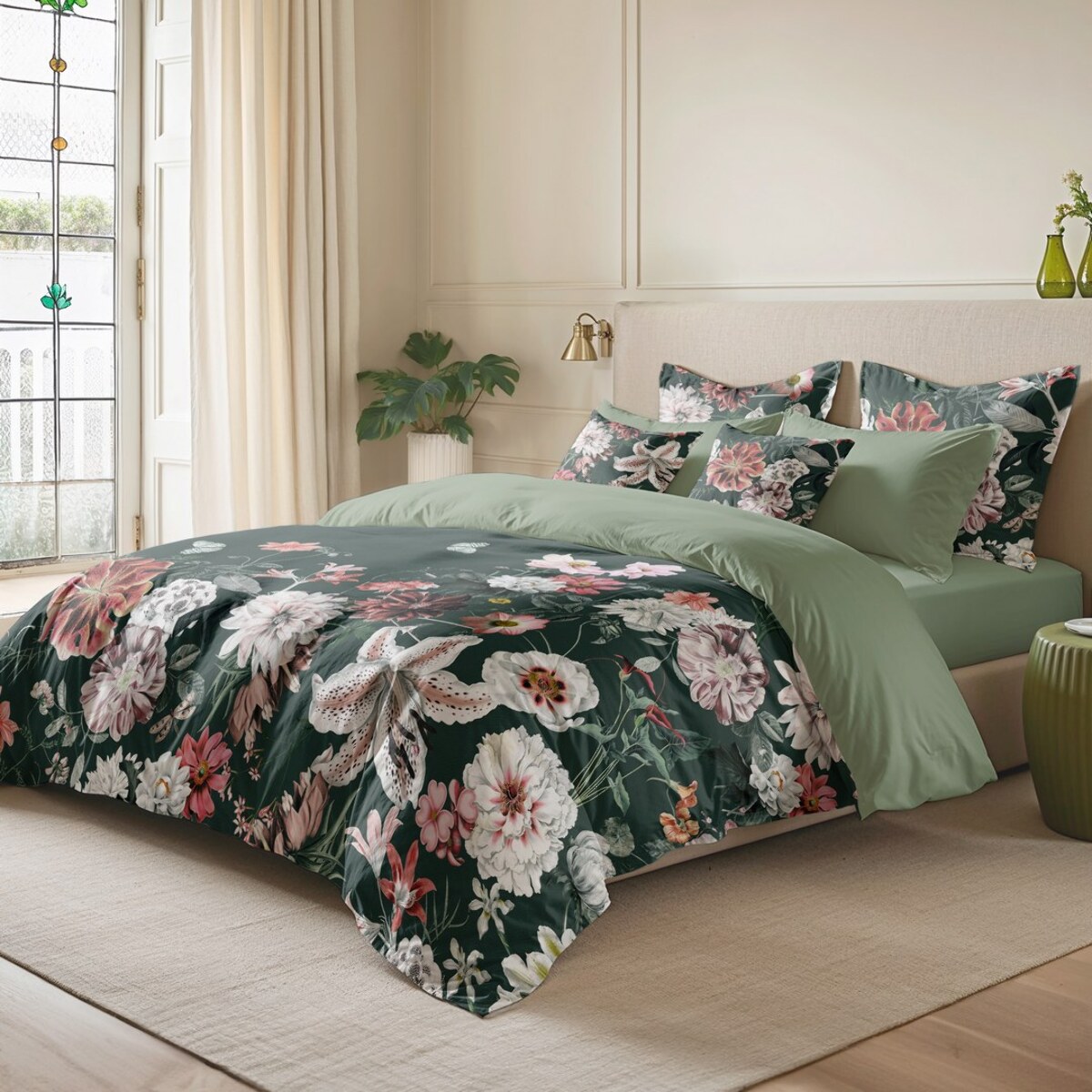 Funda nórdica alur musgo