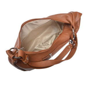 Borsa a tracolla Anna Luchini Cammello