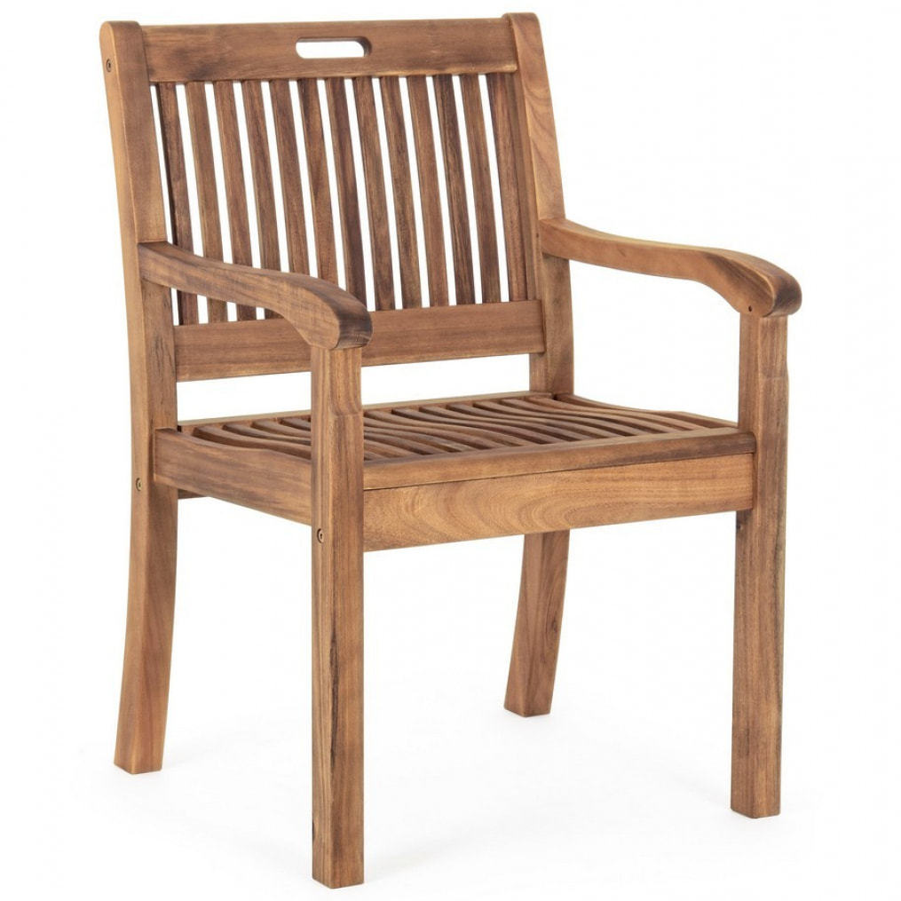 Poltrona NOEMI in legno d'acacia