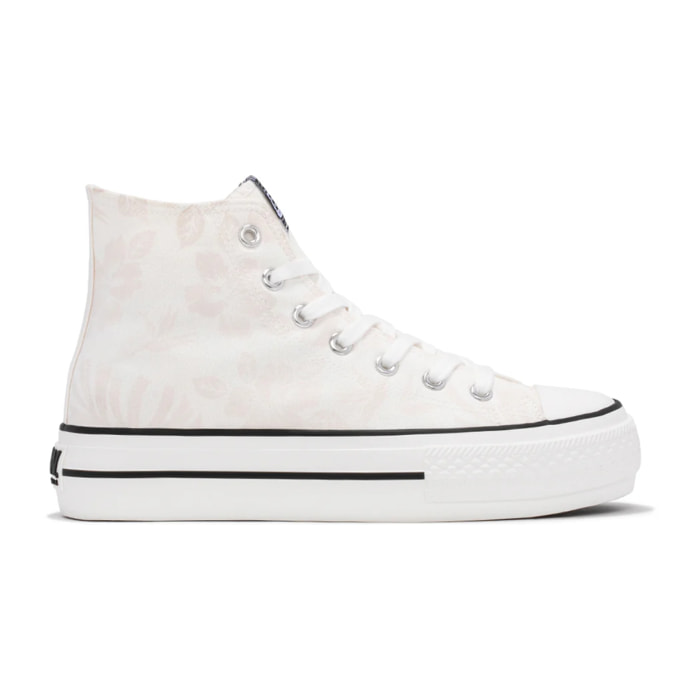 B&W Break&Walk - Sneakers Alte Doppia Piattaforma Casual per donna comode