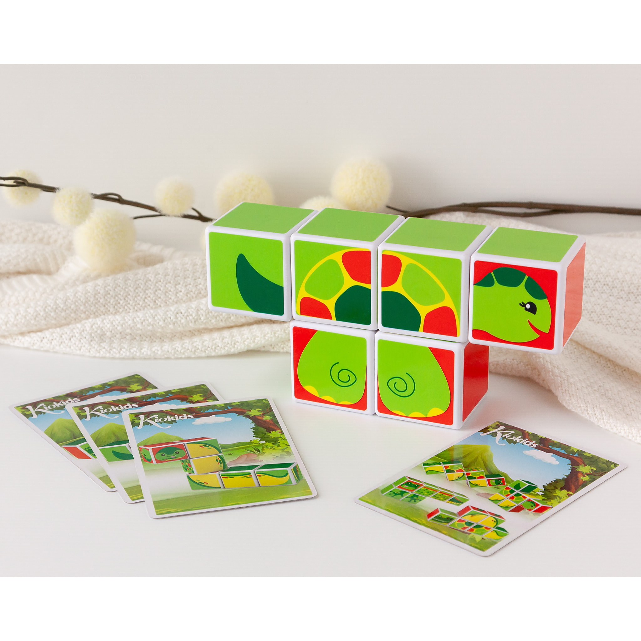 PUZZLE MAGNÉTICO CON TARJETAS DE ACTIVIDADES 6 PIEZAS