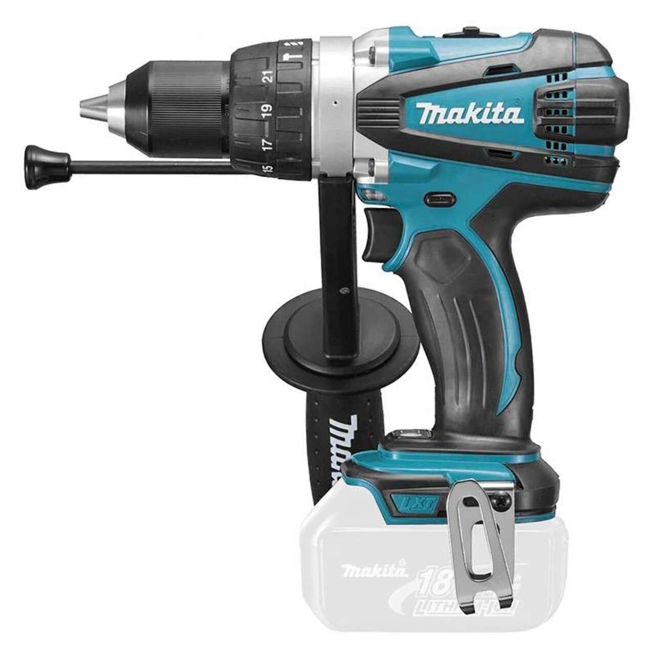 Taladro percutor MAKITA 18V Li-Ion MAKITA 18V Li-Ion Ø13 mm - Sin batería ni cargador - DHP458Z