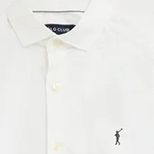 Pack uomo con tre camicie in blu marino, bianco e azzurro slim fit con logo Rigby Go