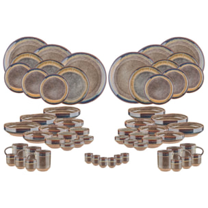 Service Complet Plus GENESIS - 60 pièces - Basalte