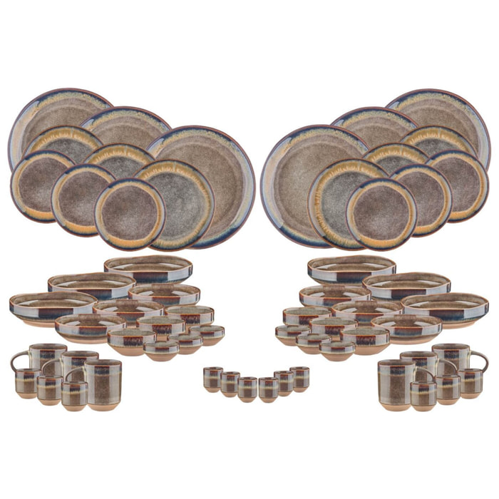 Service Complet Plus GENESIS - 60 pièces - Basalte