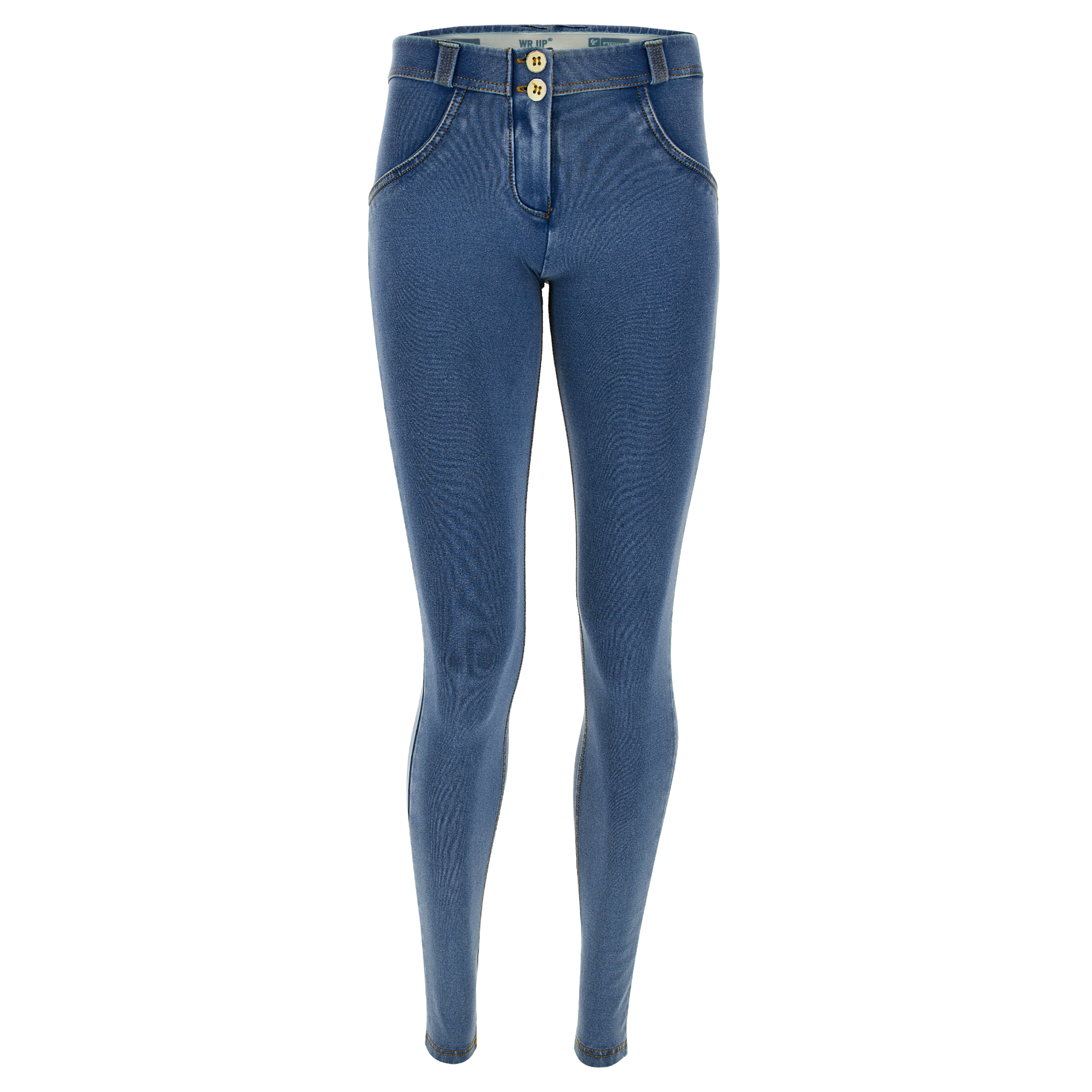 Jeggings push up WR.UP® vita bassa in jersey organico