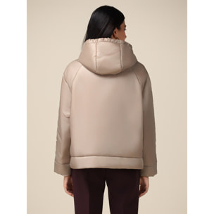 Oltre - Plumífero ligero con capucha - Beige