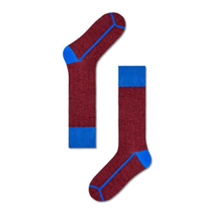 Calcetines johanna mid high granate y azul