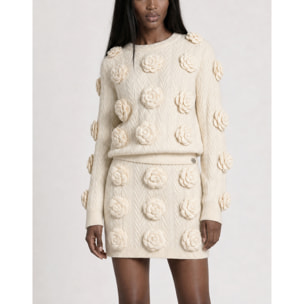 PHILIPP PLEIN Falda corta de punto ROSES