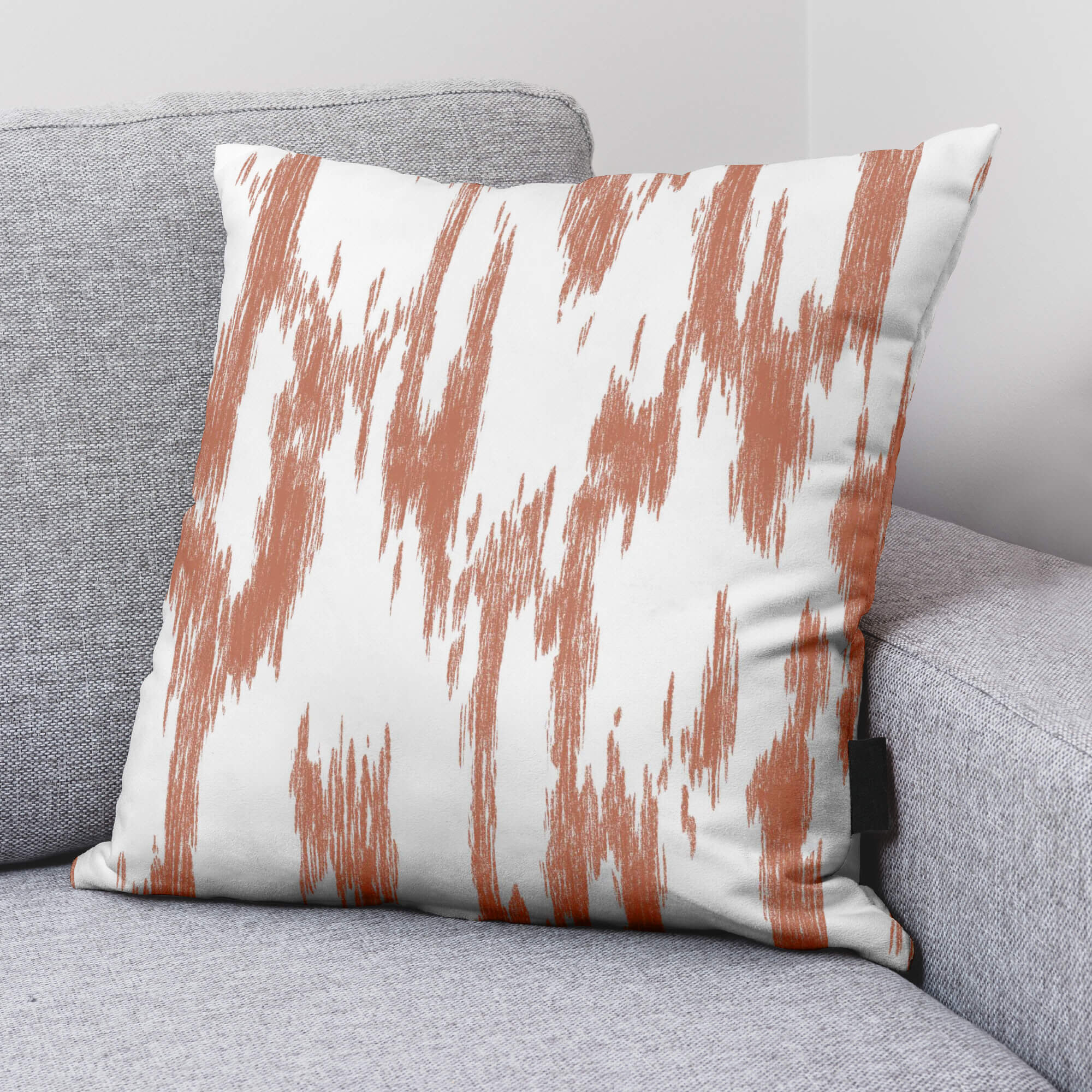 Housse de coussin décorative Mahon Tuile 45x45 cm
