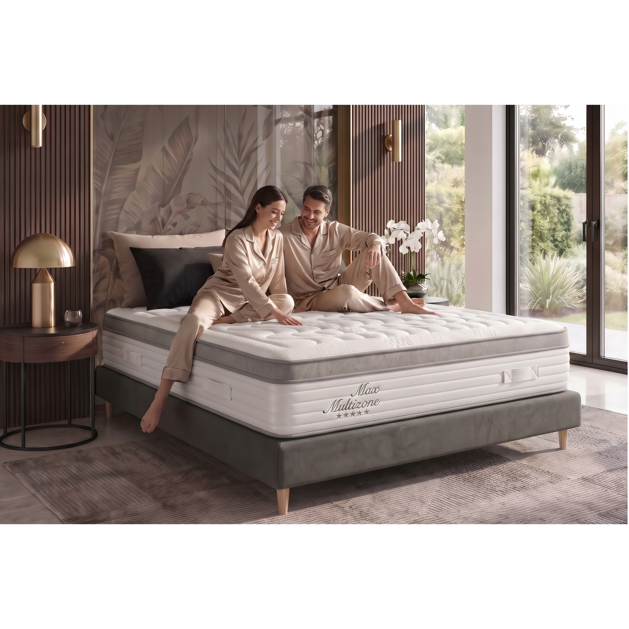 Matelas Grand Max Multizone 30 cm - Moonia