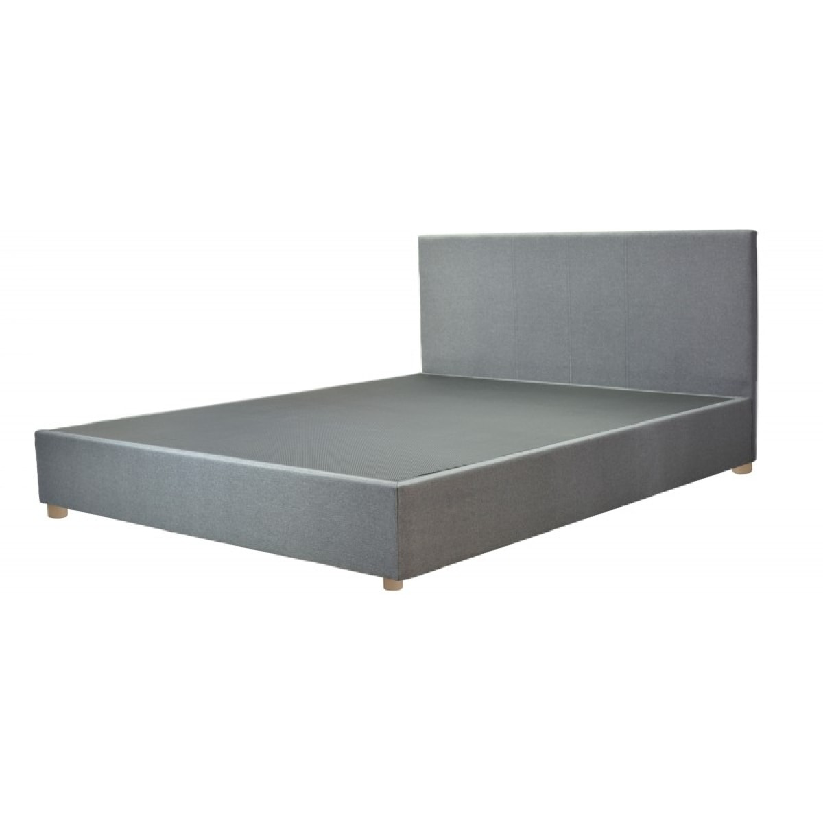 Lit tissu gris fonce | Modele Colisee Tissu