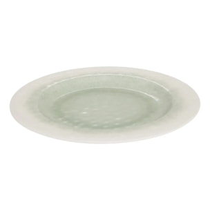 Assiette plate Clara D28cm vert