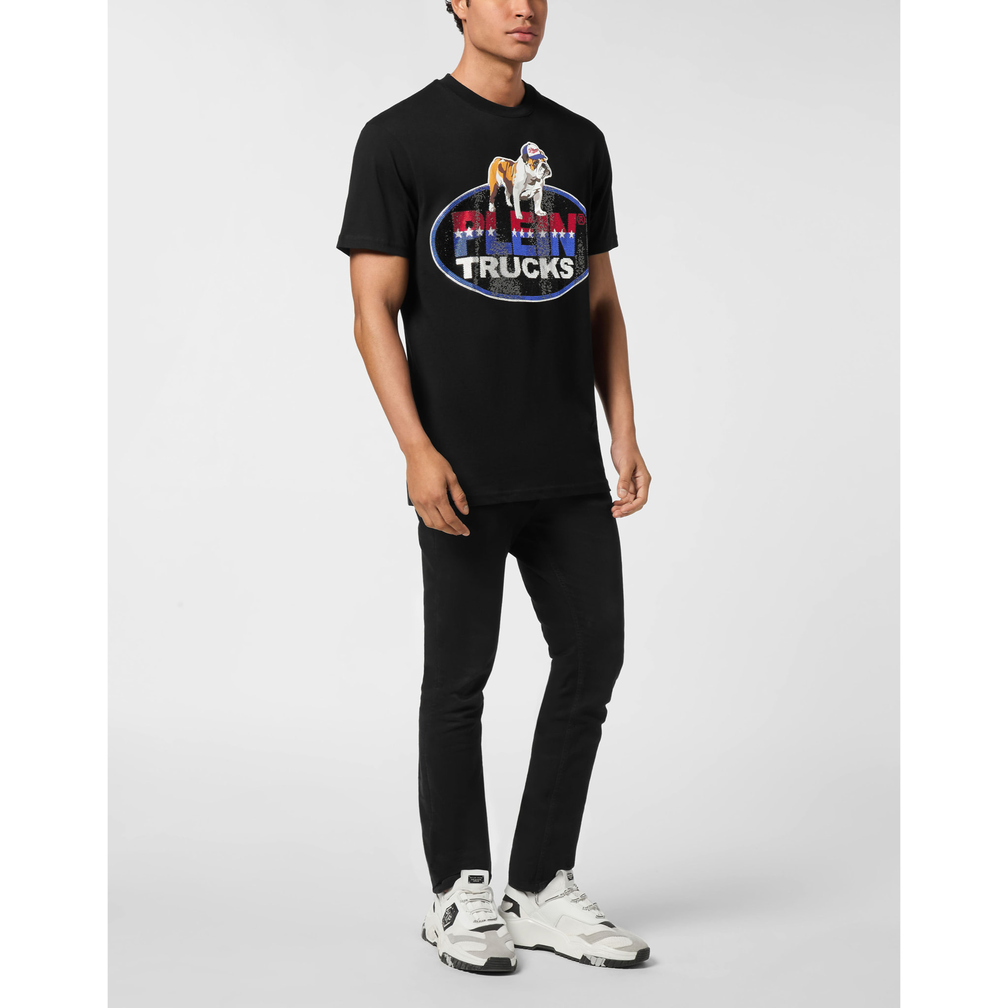 PHILIPP PLEIN T-Shirt Round Neck Ss Bulldog