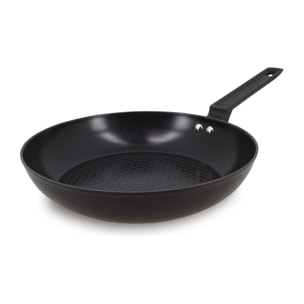 Poêle antiadhésive en aluminium noir 26cm - tous feux FIRST