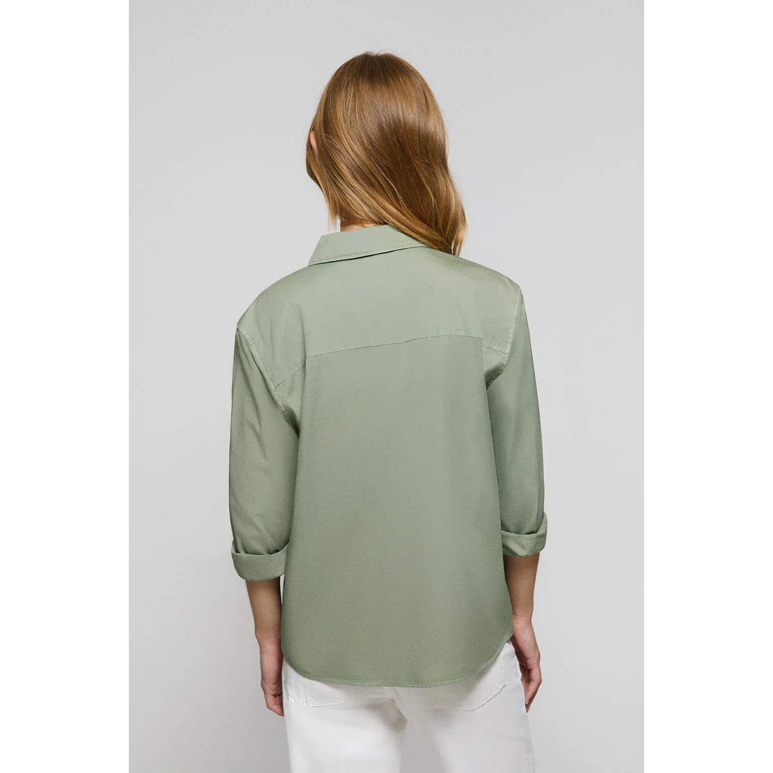 Camicia loose fit verde con taschini e dettagli Polo Club