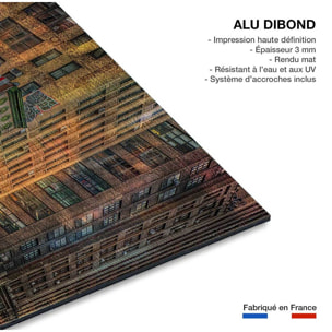 Tableau design Brick Facade Tableau alu Dibond