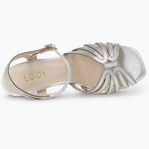 SANDALIAS PLATEADAS LUKEN