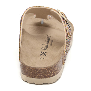 SANDALIA BABUNKERS DORADO