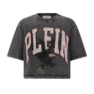 PHILIPP PLEIN Camiseta Cuello Redondo Ss EAGLE
