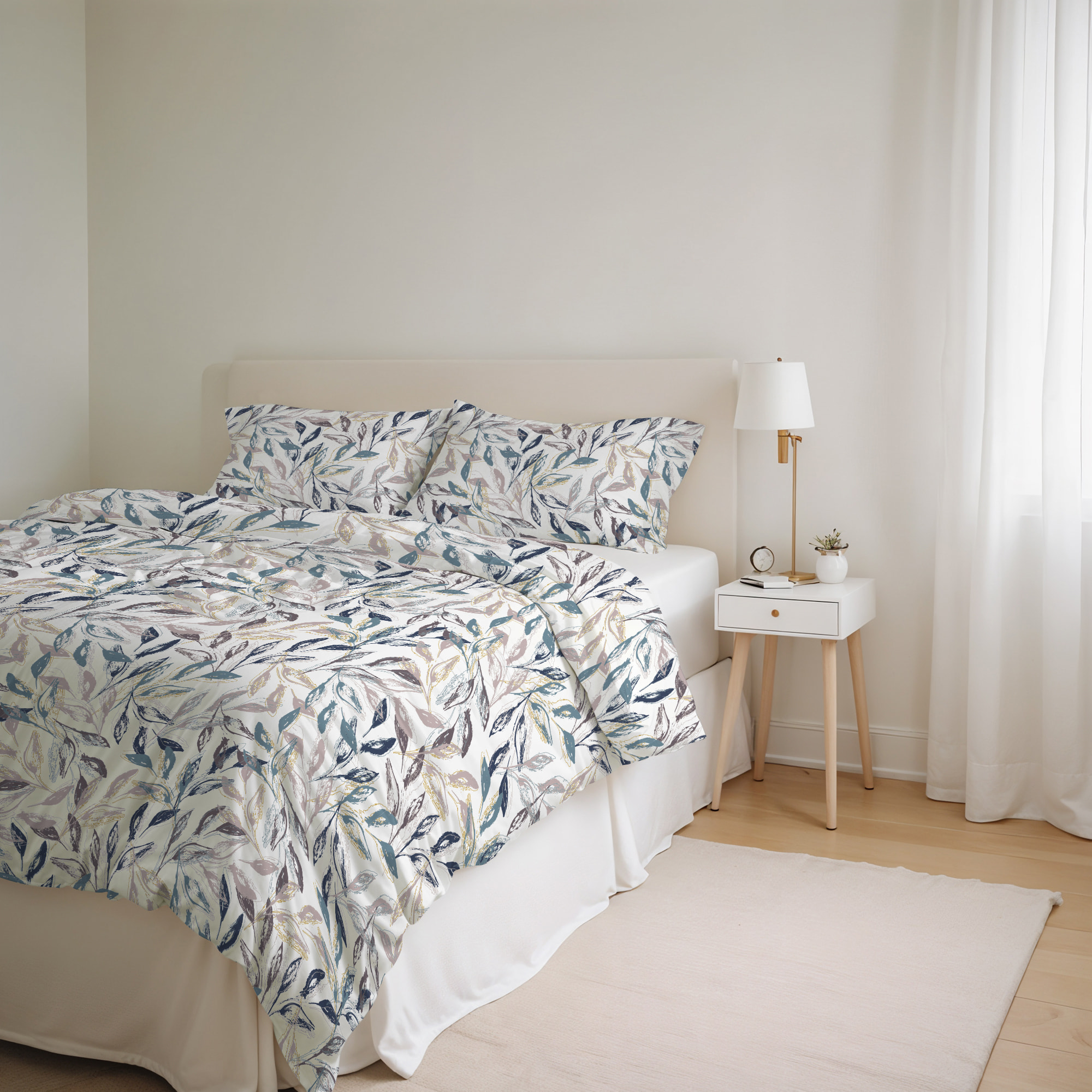 PARURE COPRIPIUMINO IDA, 100% Cotone - VESTA