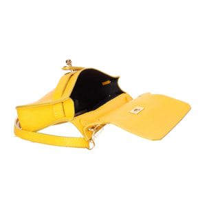Borsa a tracolla da donna - Modello Katie - 100% vera pelle - 23.0 x 17.0 x 5.0 cm