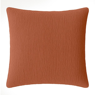 Paire de Taies d'oreiller coton safran, safran mineral