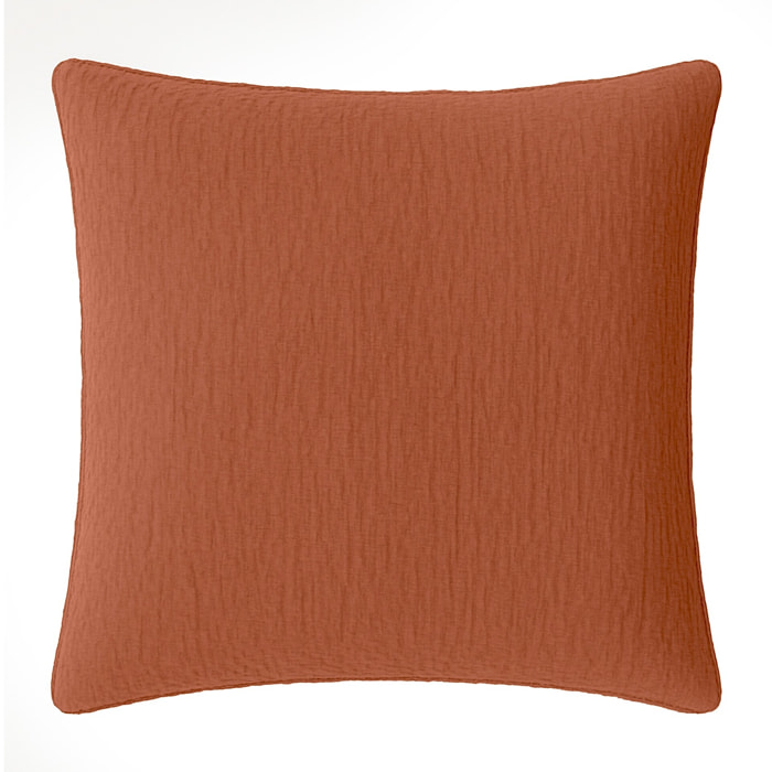 Paire de Taies d'oreiller coton safran, safran mineral